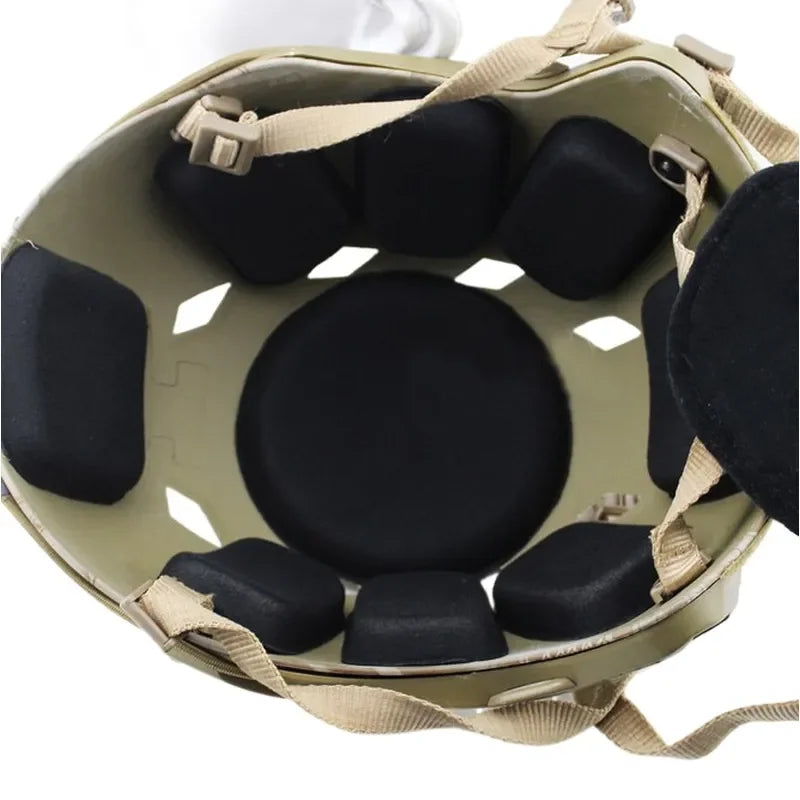Tactical Outdoor Sports Helmet with EVA Padding and Adjustable Velcro Strap Compatible with Mickey M88 Standard Edition