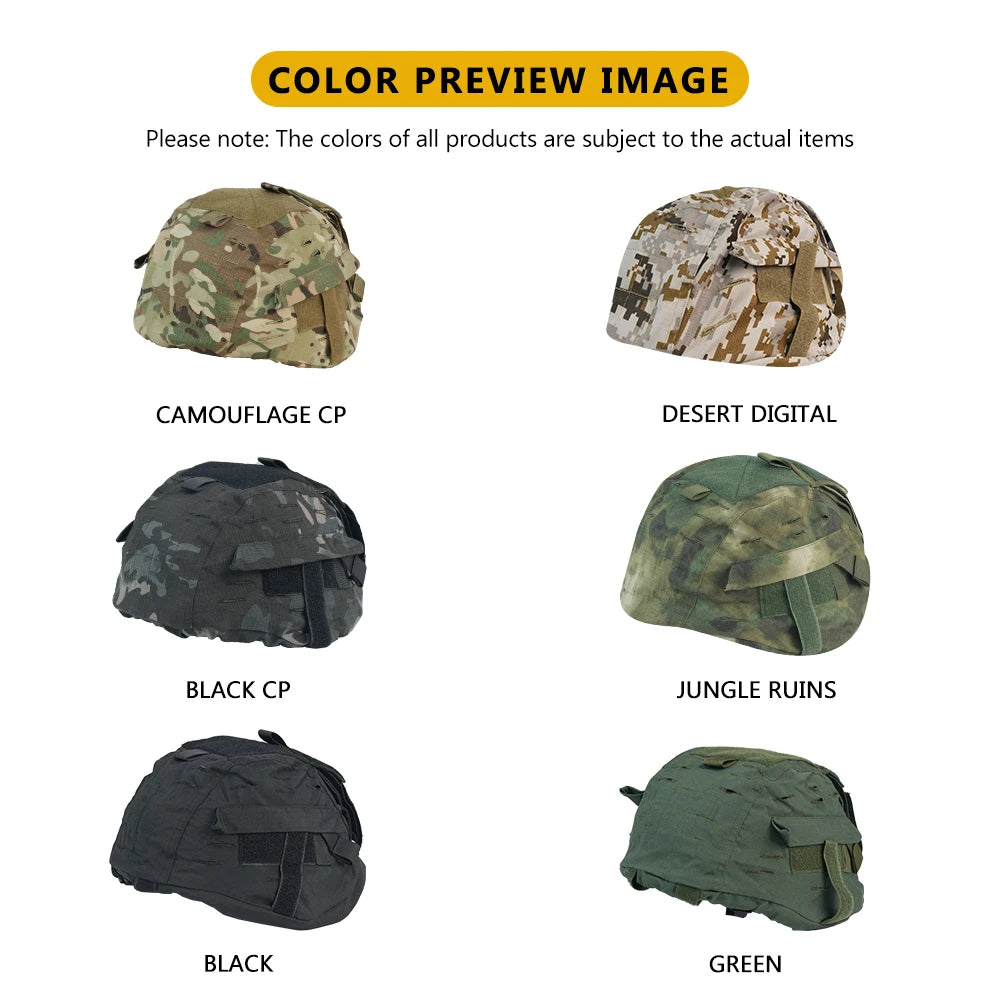 BOOIU Tactical Helmet Cover Camouflage Airsoft Helmet Cloth for MICH2000 CS Outdoor Hunting Helmets Accessories