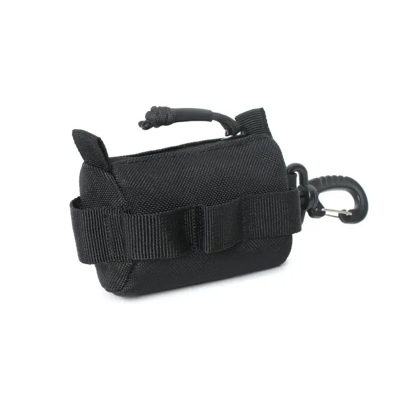 Outdoor Buckle Bag EDC Pouch Zipper Key Holder Pocket Portable Wallet for Small Tools Travel Gear