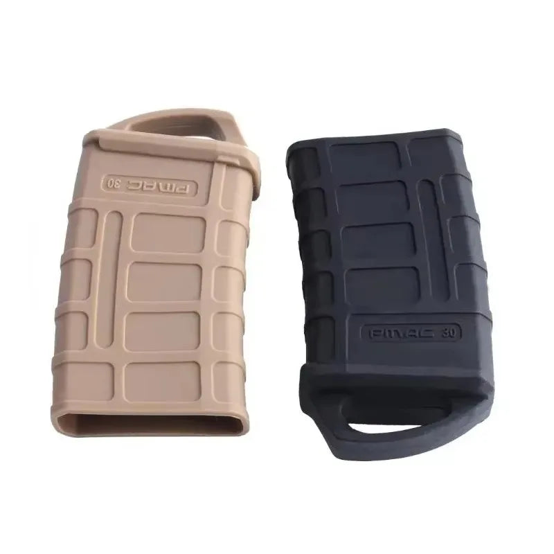 ### M4/M16 AR15 AR10 AKFast Magazine Rubber Holster 5.56 Sleeve Rubber Slip Cover Gun Airsoft Cartridge Hunting Accessories