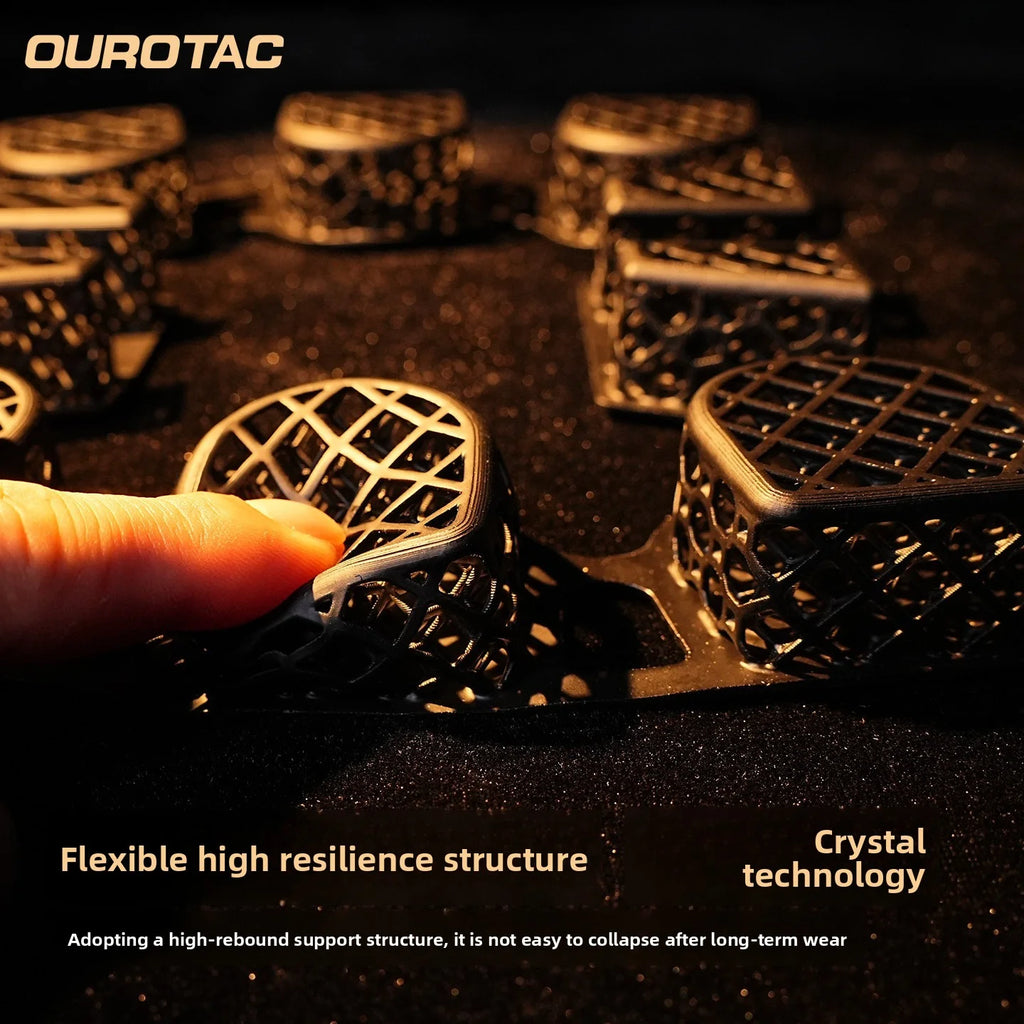 OuroTac Tactical Helmet Cooling Pad, Cushion Pad, Multifunctional Polymer Honeycomb Liner Pad, Breathable and Detachable