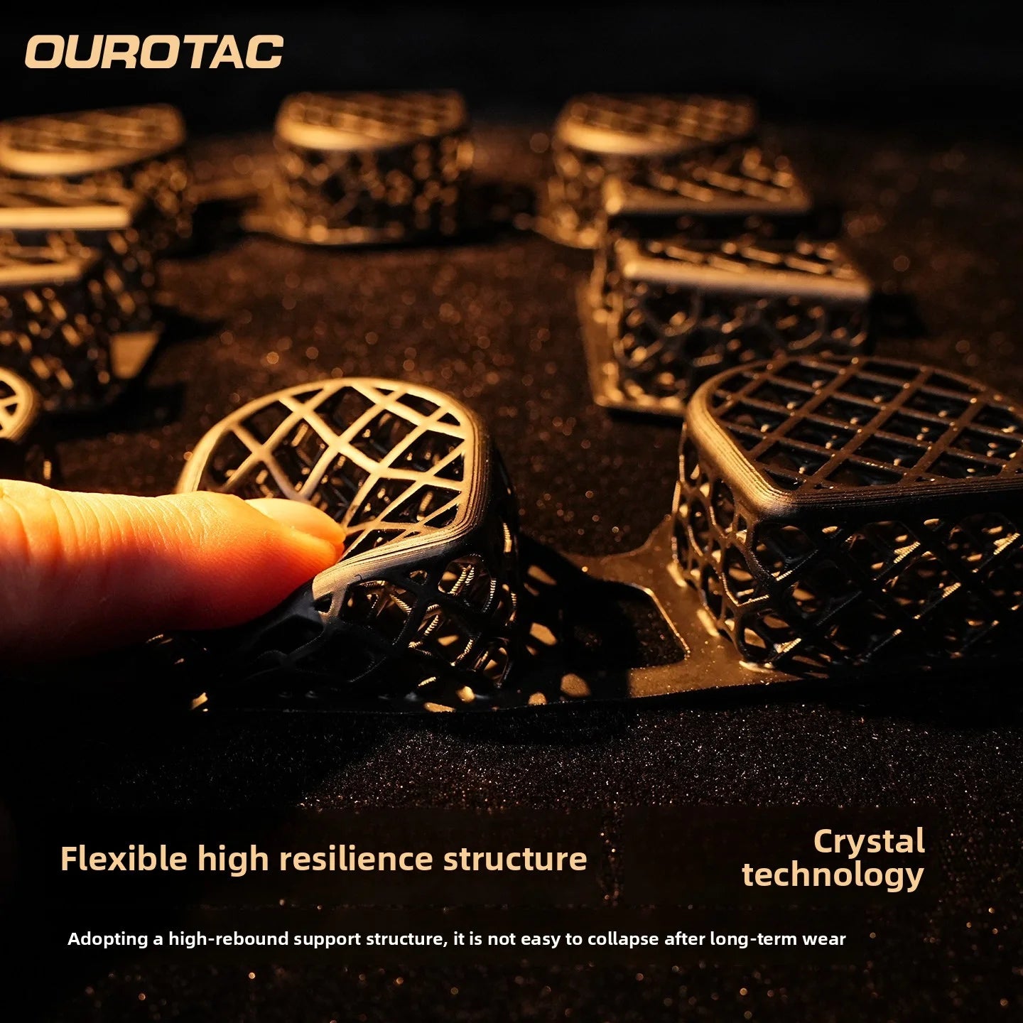 OuroTac Tactical Helmet Cooling Pad, Cushion Pad, Multifunctional Polymer Honeycomb Liner Pad, Breathable and Detachable