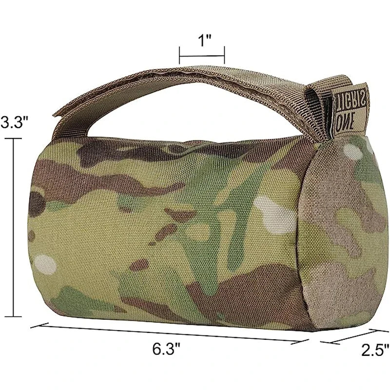 ONETIGRIS Sniper Shooting Bag Front Rear Bag Target Stand Rifle Support Sandbag Bench Unfilled Tack Driver Hunting Rifle Rest