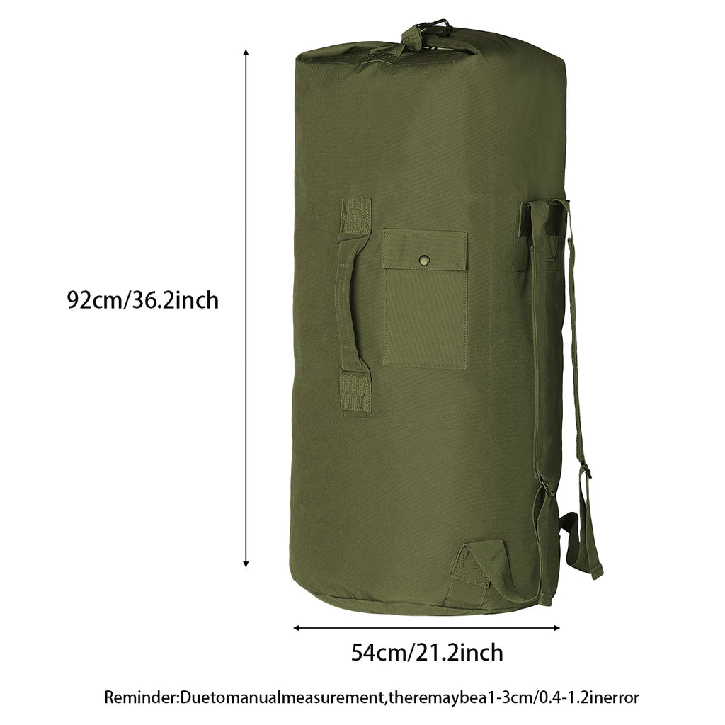 YAKEDA 70L Large Capacity Water Bucket Bag Adjustable Shoulder Strap Side Belt with Small Pockets for Outdoor Sports