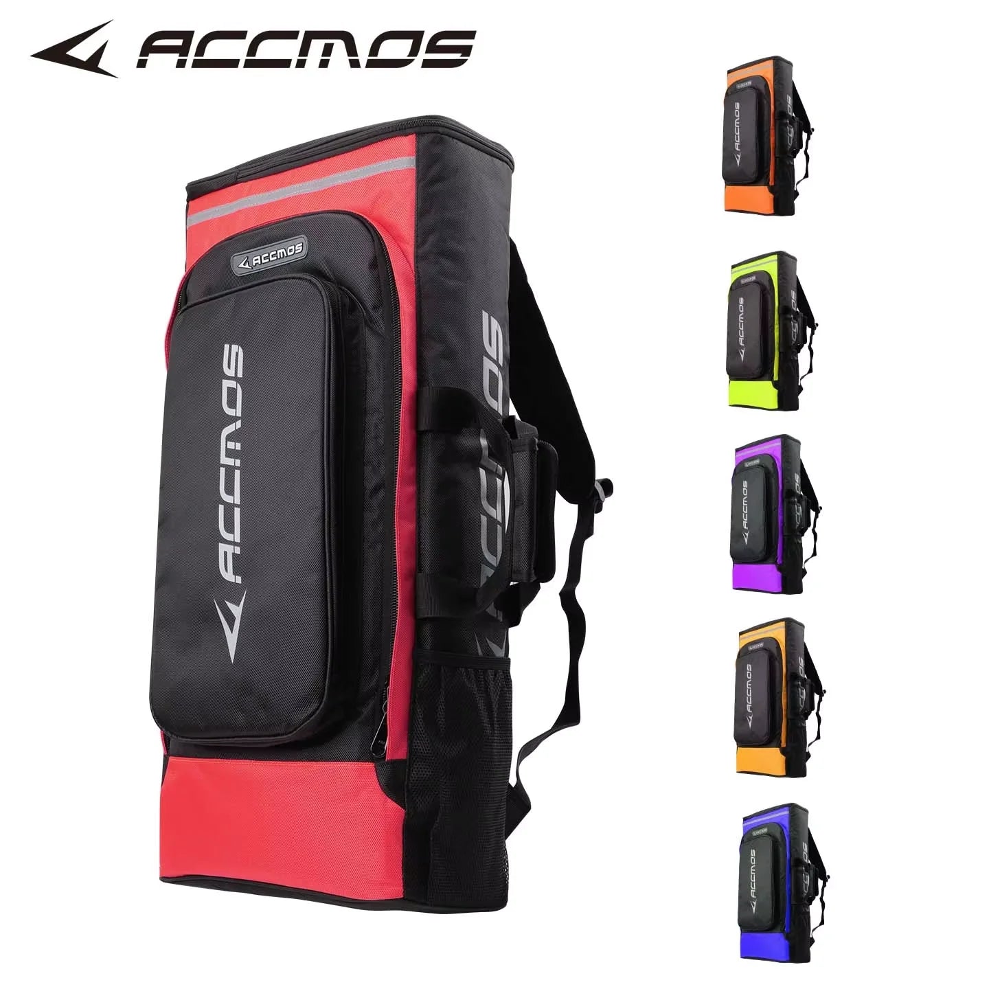 ACCMOS High-Quality Adjustable Large Bow Case with Bow Staff And Arrow Storage Bag Double Shoulder Bag Expandable High Capacity
