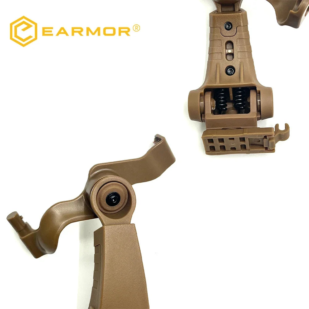 EARMOR M16A Tactical Headset ARC Helmet Rails Adapter Attachment Kit for M31/M32 & M31/M32H/M32SE Headset