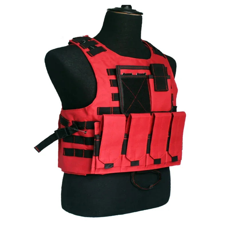 Tactical Vest Fluorescence Molle Vests Equipment Outdoor Clothing CS Sports Hunting Camouflage Vest Tactics Waistcoat