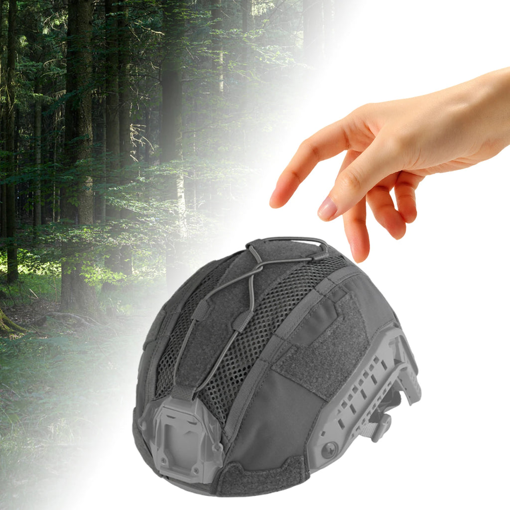 For WOSPORT FAST SF High-Cut Helmet Cover with Elastic Fixed Cord Tactic Helmets Cover Wear Resist for GEN4 Outdoor Airsoft Gear