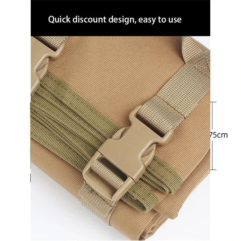 900D Oxford Cloth Camping Mat Field Training Waterproof Tent Tarp Portable Foldable Outdoor Supplies Tactical Accessories