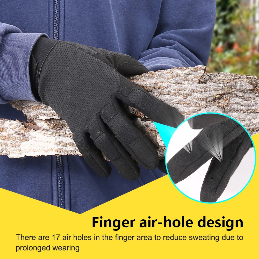 Outdoor Full Finger Gloves Anti Slip Lightweight Breathable Hunting Gloves for Hiking Camping Climbing Cycling Fishing Work