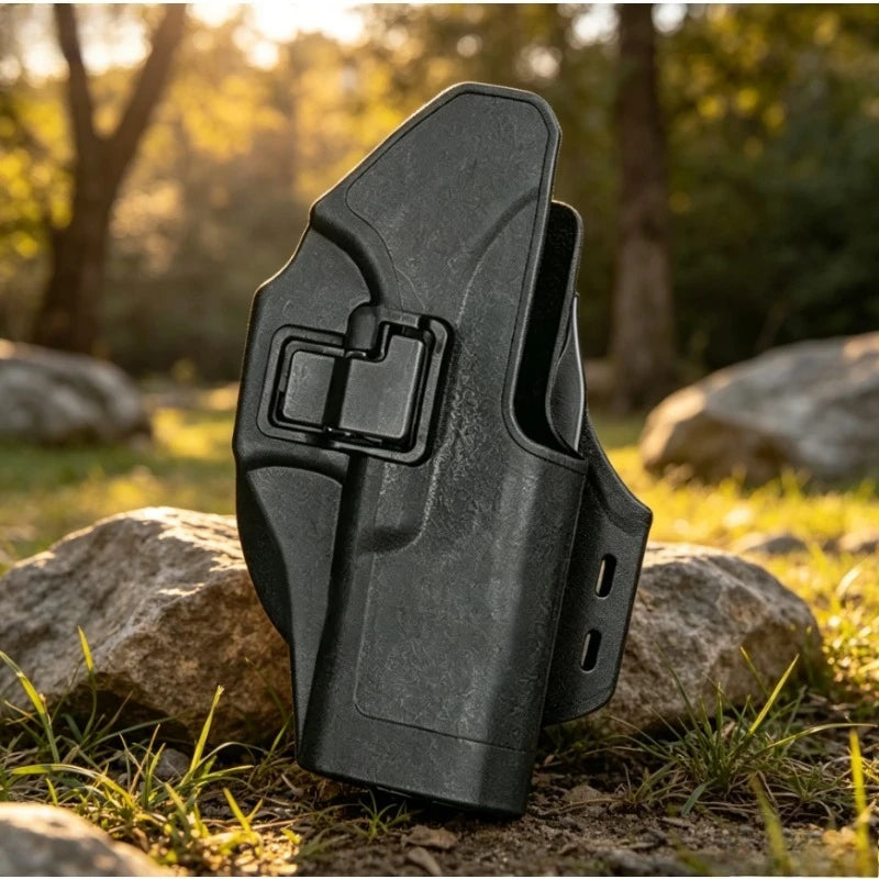 2026 NEW Quick Release Tactical Waist Carry Sleeve for G18 Plastic Outdoor Quick Pull Gear with 20mm Rail Mount Accessory