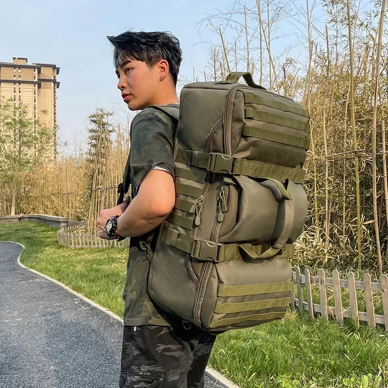 60L Tactical Large Capacity Backpack Hunting Gear Training Sports Fitness Travelling Handbag Shoulder Bag