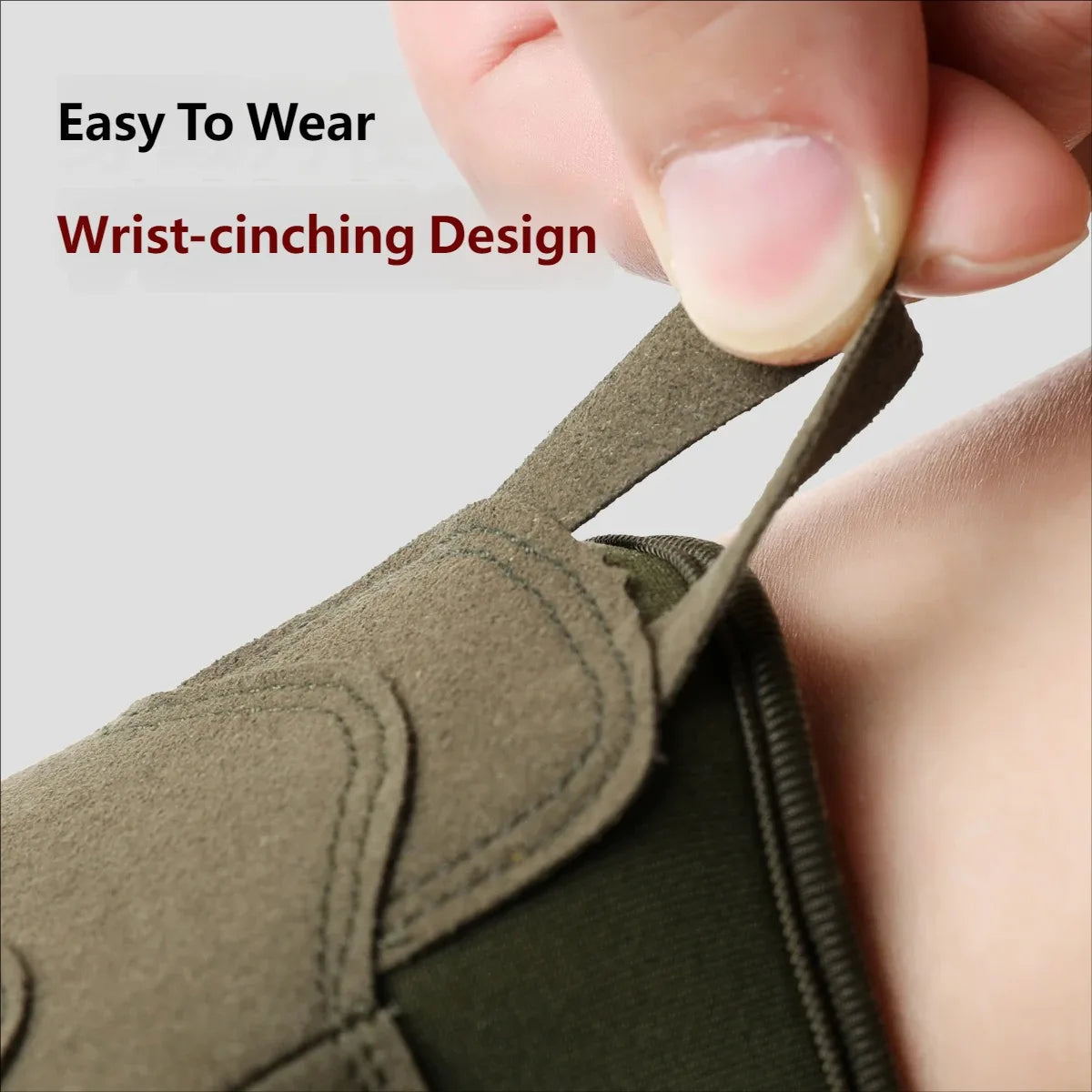 CHRLCK Men's Half Finger Cycling Tactics Gloves Wear-resistant Motorcycle Gloves Anti-Scratch Riding Fishing Training Gloves