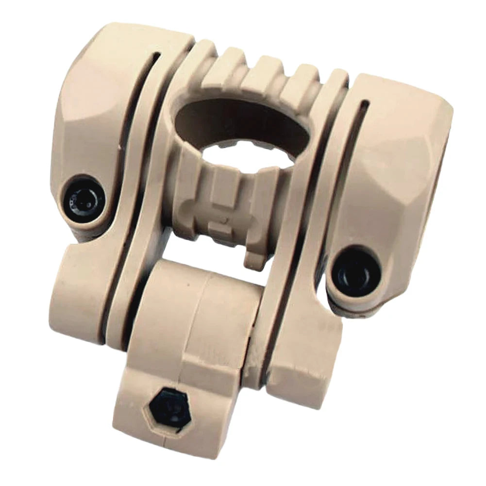 BOOIU Tactical Helmet Clip Adapter Enlarged Flashlight Stand Fastmich Helmet Flashlight Stand Scope Installation Accessory