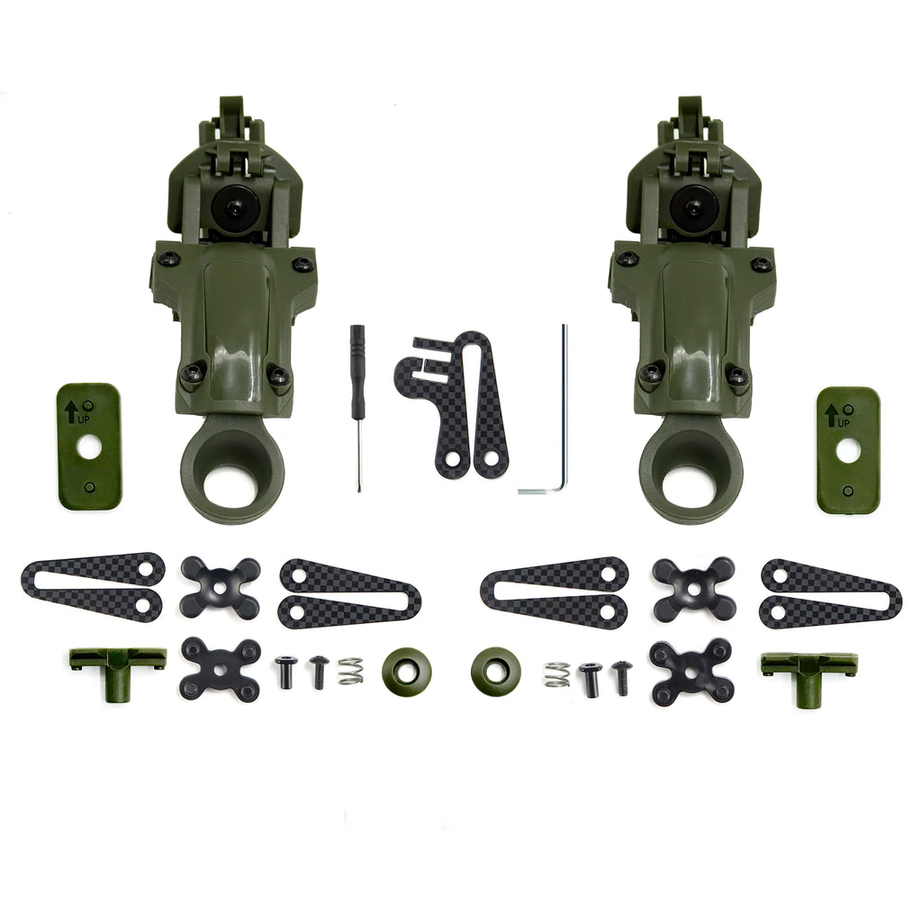 NEW Tactical Bracket Adapter for COMTAC II III Noise Reduction Headphones for shooting Carbon Fiber Material