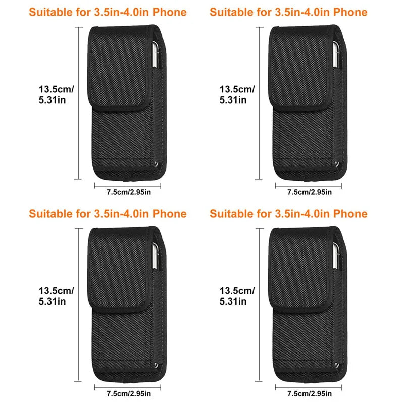 1/2/3/4pcs Tactical Molle Phone Pouch Outdoor Sports Waist Fanny Pack Mobile Phone Case Hunting Belt Waist Bags