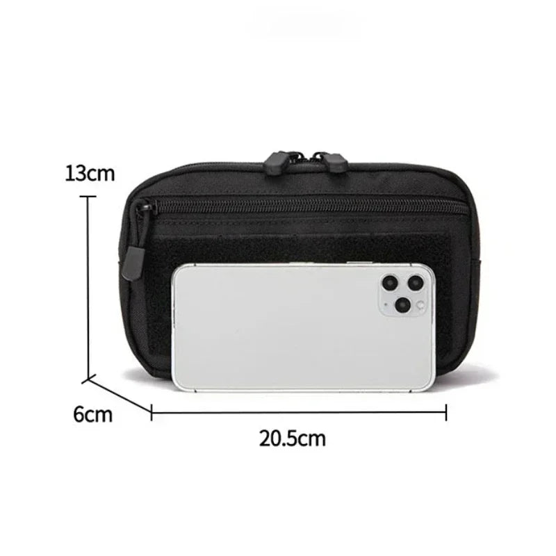 Tactical Molle EDC Pouch First Aid Kit Cell Phone Holder Waist Pack Emergency EMT Utility Tool Pouches for Hunting Bag