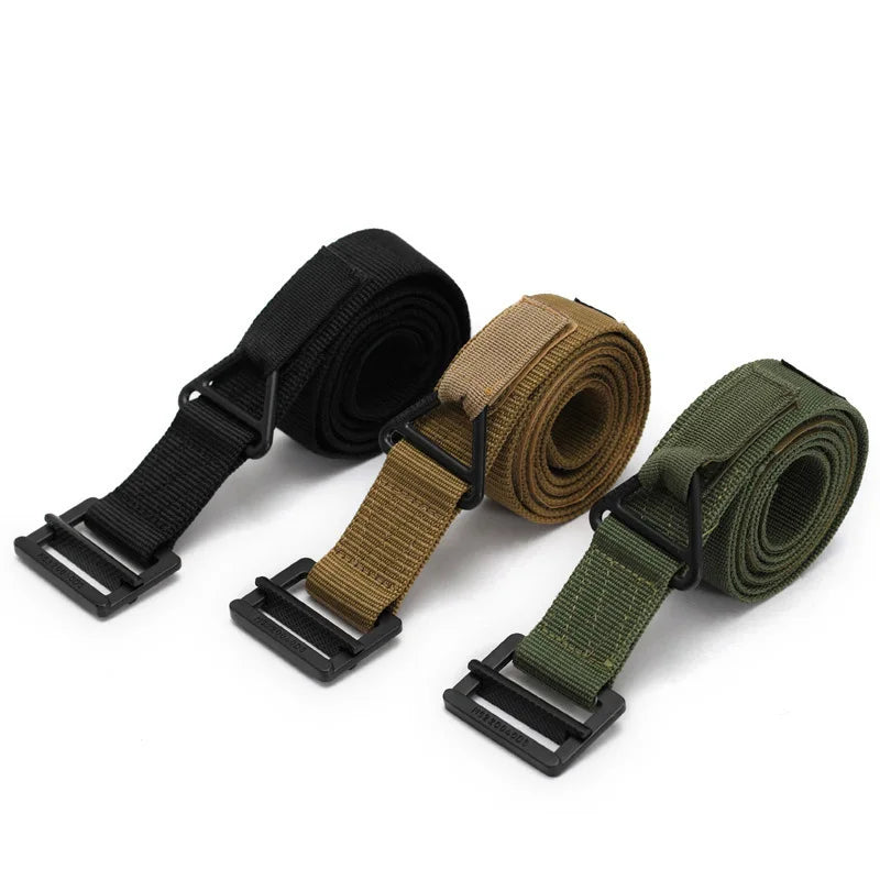 Nylon Belt for Mens Outdoor Work Tactical Hunting High Quality Jeans Strap Canvas Casual Fashion Waistband