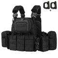 Outdoor Hunting Vest Multi Specification Tool Kit+Water Bag Storage+Magic Sticky Area MOLLE System Modular Expansion