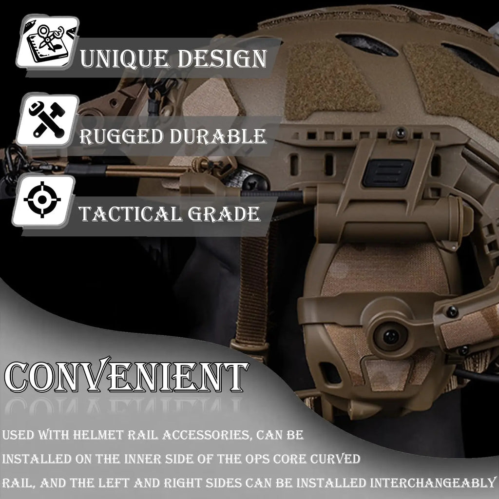 Tactical Helmet Light Airsoft 6-Mode Adjustable LED Identification Light IR Survival Signal FlashLight for ARC Helmet Rails