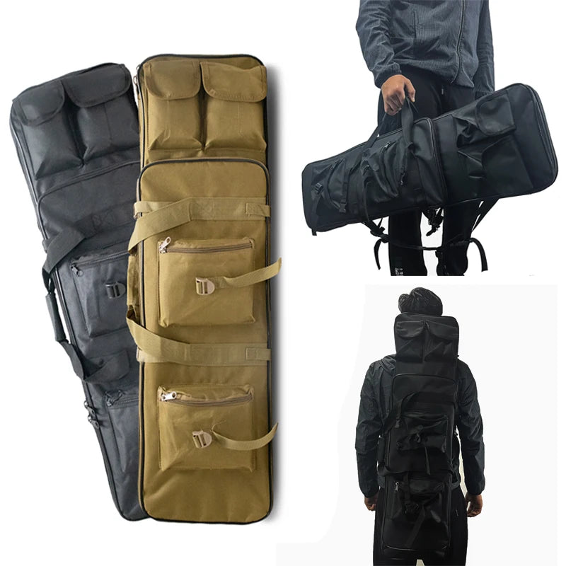 Tactical Hunting Fishing Gear CS Outdoor Camouflage Bag Single Shoulder Fishing Bag Hunting Gear 81cm/94cm/115cm