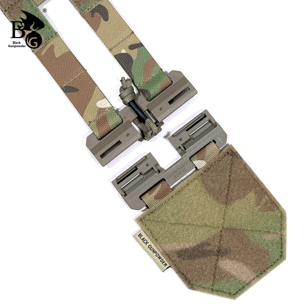 Tactical Vest Quick-Release Set, MOLLE Dual Strap, Magnetic Buckle, Hunting Vest Accessories
