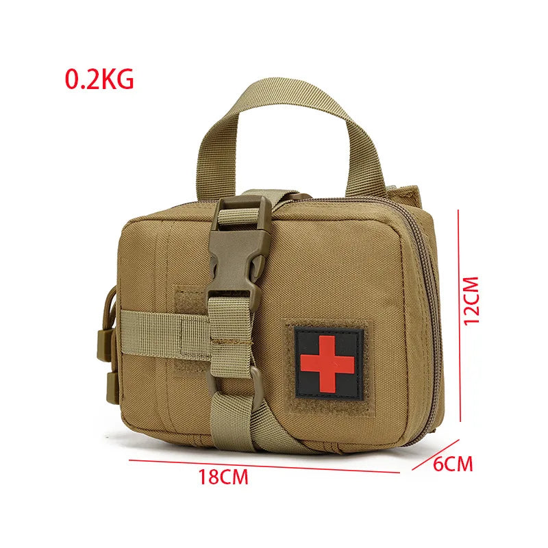 Upgrade Tactical EMT Pouch Rip Away Molle Medical Kit IFAK Tear-Away First Aid Kit Outdoor Hunting Hiking Emergency Survival Bag