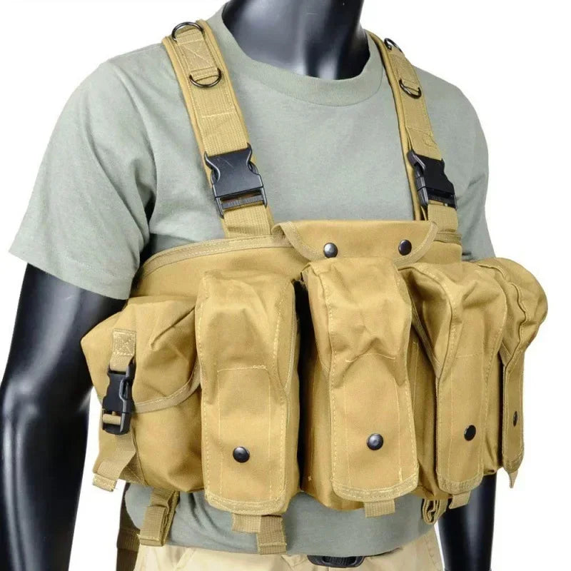 Chest Rig AK 47 Molle Magazine Carrier Pouch Outdoor Sports Accessories Training Hunting Vest 2026 New