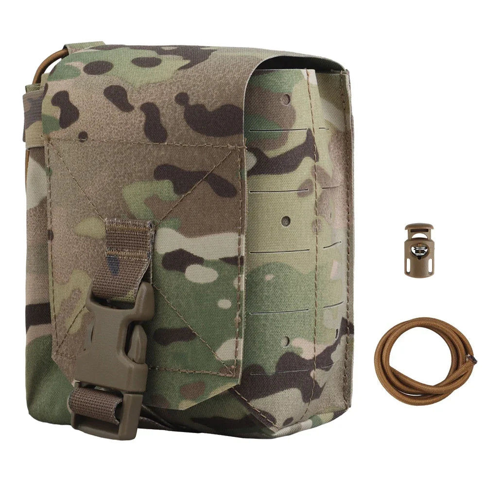 Molle Pouch Large Utility GP Pouch Walkie Talkie Carry Holder EDC Bag Admin Sub Pouch Hunting Vest Accessory