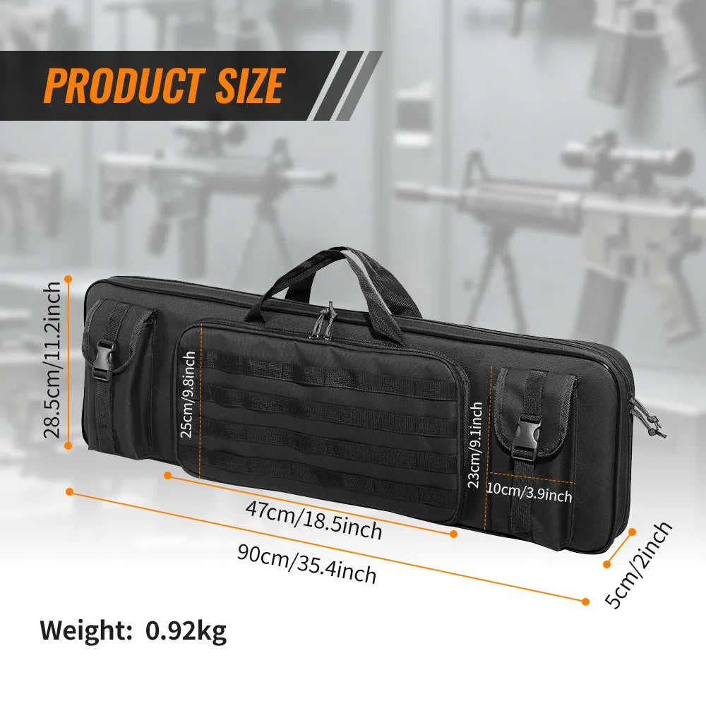 90/120cm Rifle Gun Bag Soft Gun Case for Rifles and Shotguns Long Shotgun Range Bag Backpack Gun Carry Shoulder Bag