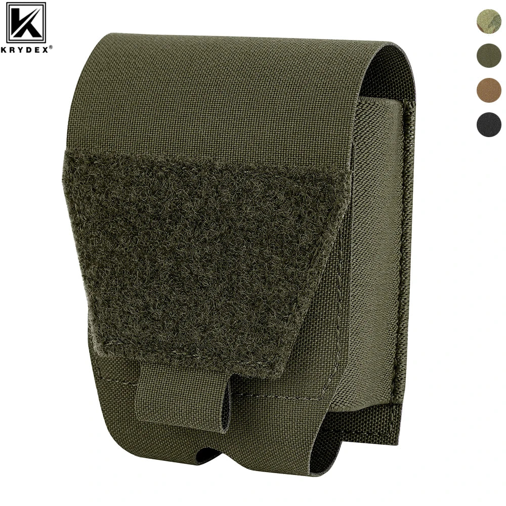 KRYDEX 500D Handcuff Pouch Case MOLLE / Belt Low Profile Cuff Case Holster Duty Belt Vest Law Enforcement Outdoor Hunting Bag
