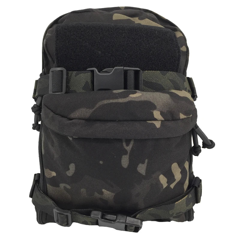 Tactical Hydration Backpack Airsoft Assault Molle Pouch Outdoor Hunting Vest Accessory EDC 500D Water Bag Gear