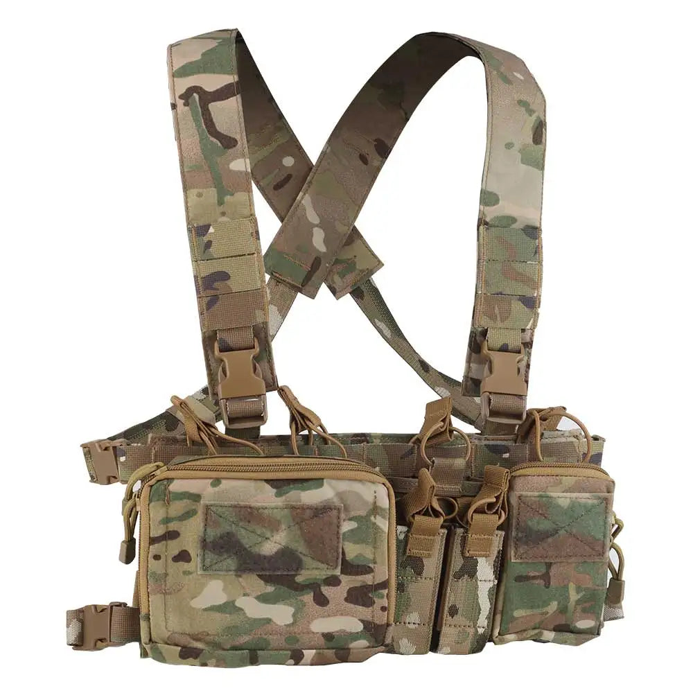 OphidiaTac D3CRH Chest Mount Vest Equipment Expanded AirsoftVest Accessories Heavy Duty Airsoft Hunting Equipment