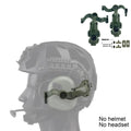 Multi-Angle Rotation Helmet Rail Adapter for Tactical Headset Fit OPS Core ARC and Team Wendy Rail