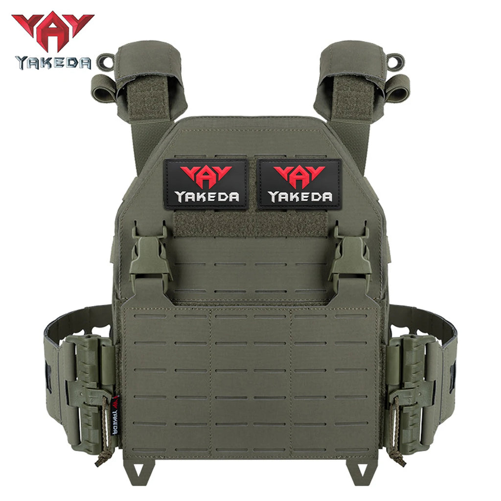 YAKEDA waist strap quick release buckle multifunctional hunting vest replaceable equipment bag shoulder strap adjustable