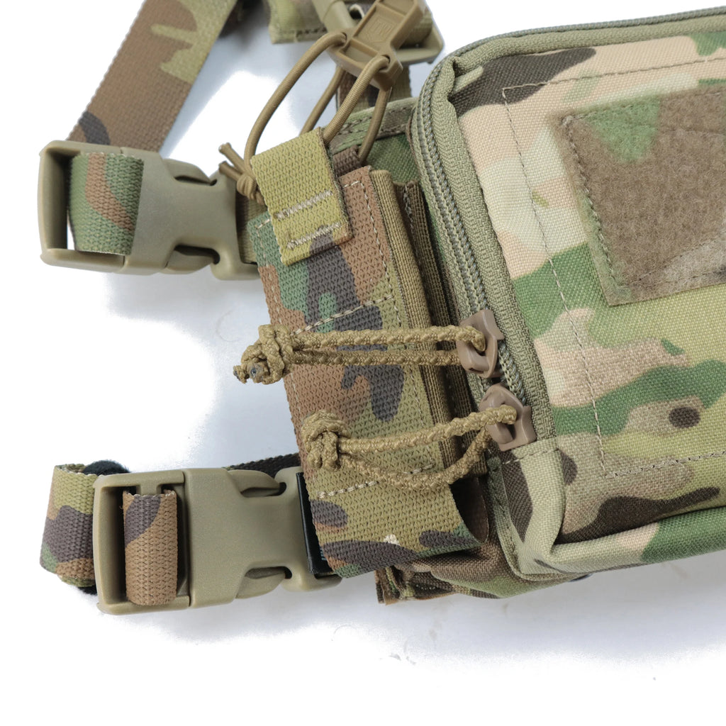 AFG-CR009 ApeForceGear D3CRM Chest Rig Tactical Airsoft M4 AR Camo X Strap Milsim Wargame Airsoft