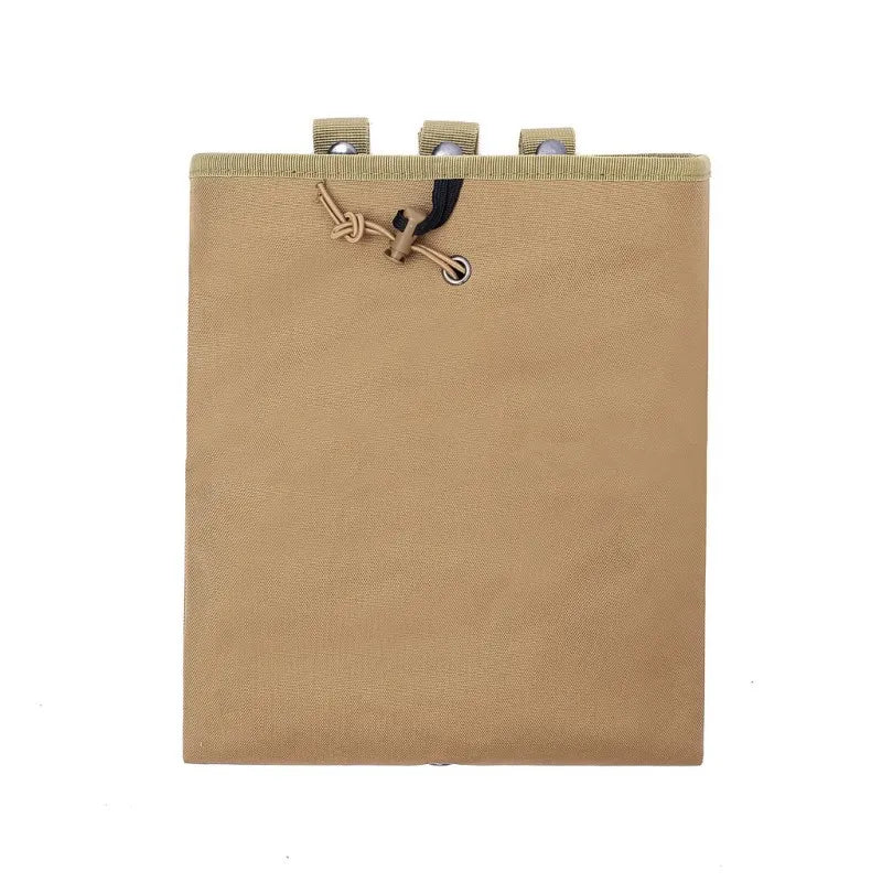 Outdoor Large MOLLE Dump Pouch Tactical Mag Recovery Bag Drawstring Magazine Recycling Storage Pack Hunting Gear Holder