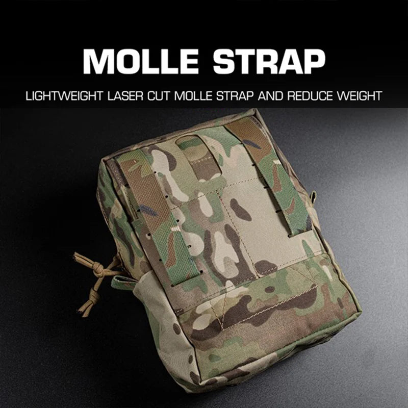 GP Wide MOLLE General Purpose Utility Pouch Compact Tool Pocket for Hunting Vest Belt Outdoor Portable Accessory Pack
