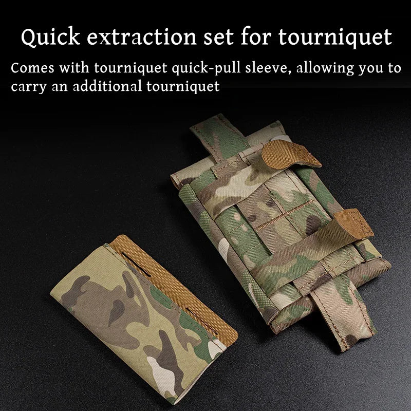 New hiking camping outdoor small quick access first aid kit, detachable combination first aid kit