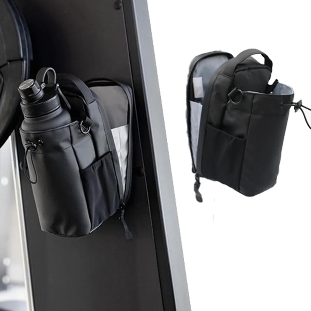 Large Capacity Magnetic Gym Bag with Phone Pocket, Portable Gym Bag, Water Bottle Pouch, Organizer, Gym Accessories