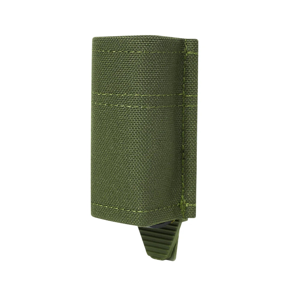 1000D Nylon Single 9mm Magazine Pouch MOLLE-Compatible Elastic Retention  for Shooting Hunting Airsoft