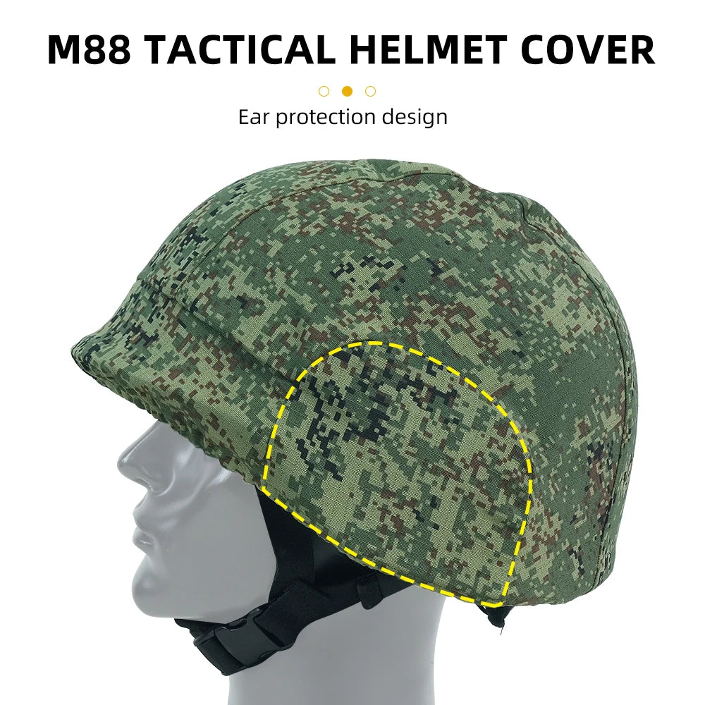 BOOIU Tactical Military M88 Helmet Cloth Cover Camouflage Protection Airsoft Helmet Cloth Outdoor CS Hunting for M88 Helmets