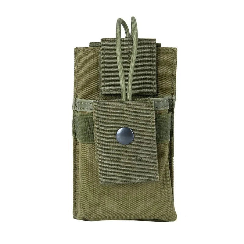 1000D Tactical Radio Pouch Walkie Talkie Holster Phone Holder Hunting Waist Belt Pack EDC Bag Molle Magazine Pouches