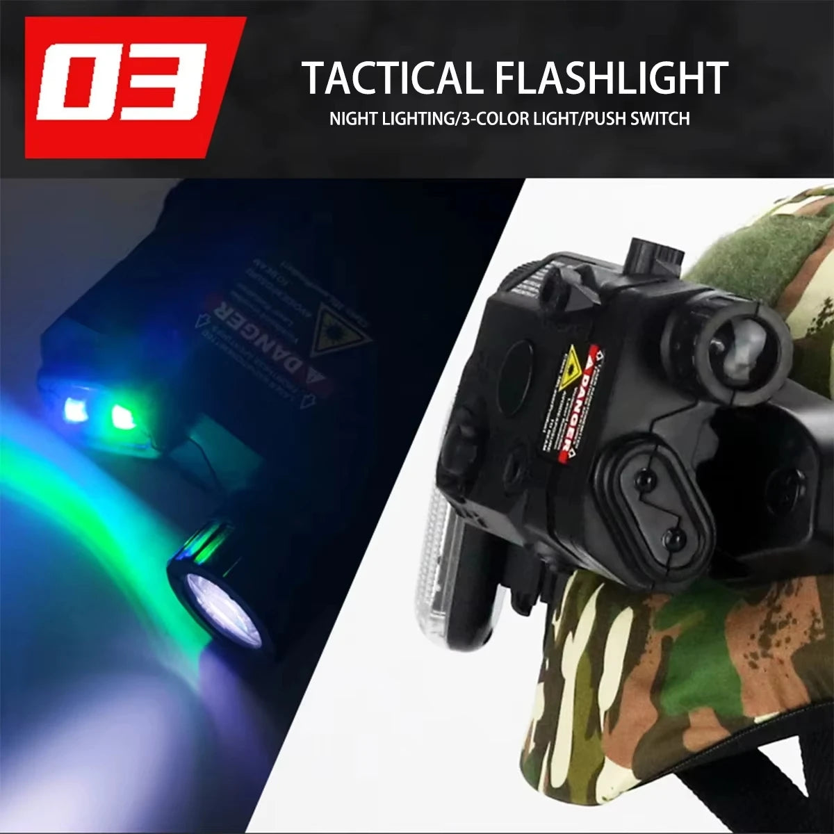 Tactical MICH Children's Helmet Set with Four-Eye Night Vision Goggles Model Strobe Light Infrared Flashlight for Boy Kids Gift