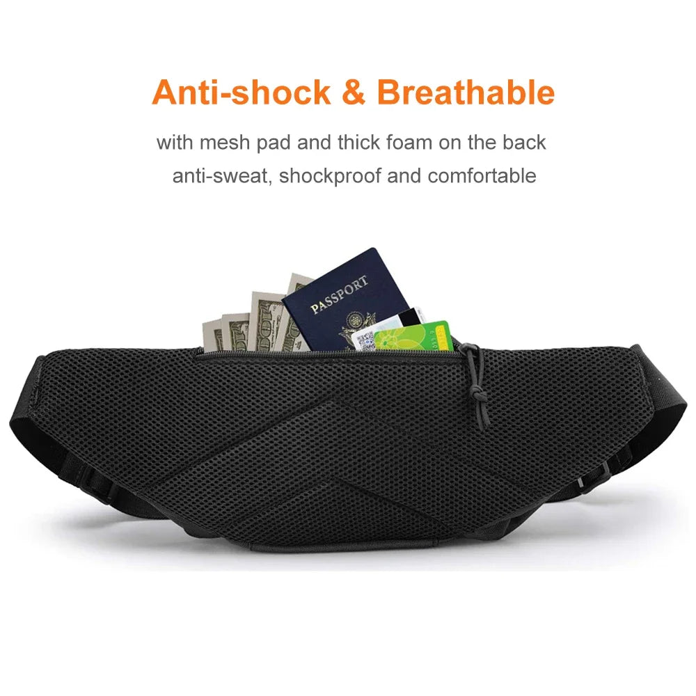Tactical Pistol Bag Chest Waist Handgun Bag Holster Gun Fanny Pack with Magazine Pouch Holder for GL 17 19 Beretta M9 SIG