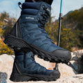 Outdoor tactical boots, camping and hiking boots, high-top military-style training boots, hunting boots.