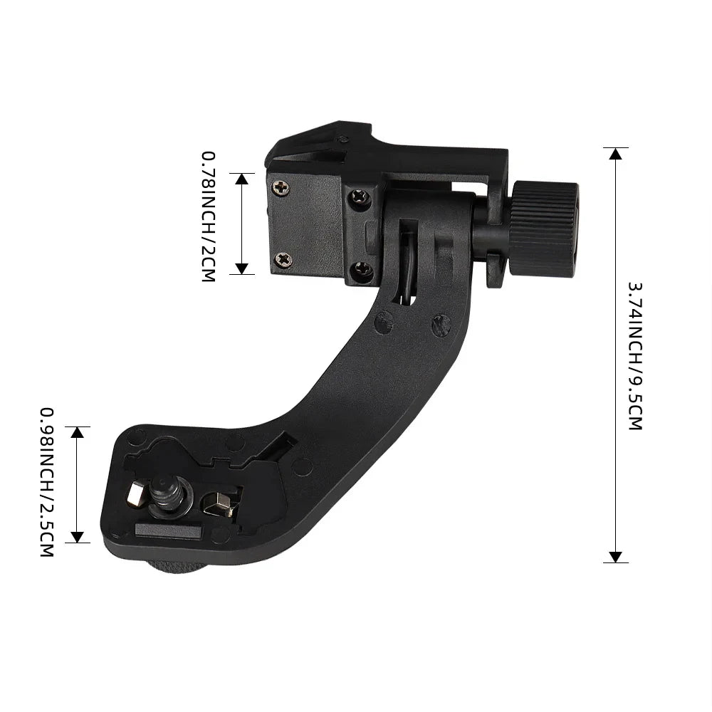 BOOIU J Arm Night Vision Mount Adapt PVS-14 NVG Mount Tactical Fast Helmet Accessories