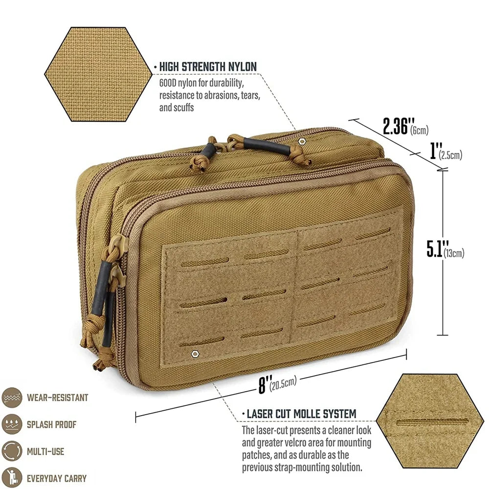 Tactical Molle Camping Medical Mobile Phone Bag Holder Practical Tool Bag Edc Pouch Hunting Accessories