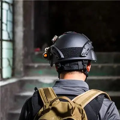 FAST Tactical Helmet, Adjustable Airsoft Paintball Helmet with ARC Rail System for Outdoor Training & Hunting