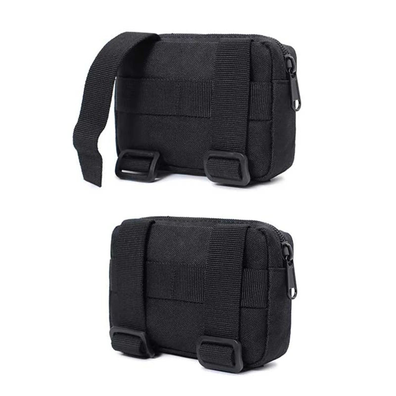 Oxford MOLLE Waist Belt Pack EDC Hip Fanny Pouch Utility Tool Holder for Camping Hunting Outdoor Sports Men's Waist Bag